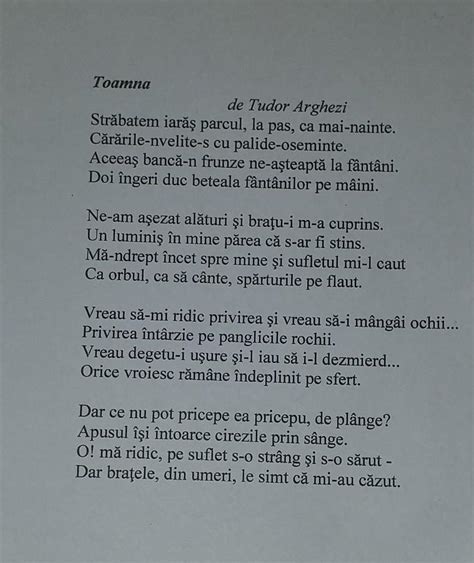 poezii tudor arghezi|tudor arghezi poezii de toamna.